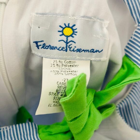 Florence Eiseman Birdhouse Appliqué Dress with Mini Purse Set Size 3T NWT - Picture 10 of 10